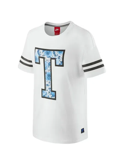 Nike Tokyo City Striped Floral T-shirt In Gray