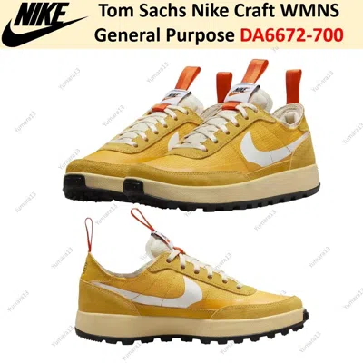 Pre-owned Nike Tom Sachs  Craft Wmns General Purpose Da6672-700 Women's Size In Yellow