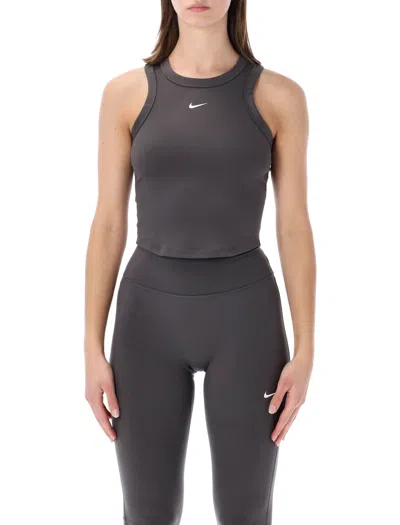 Nike Top Grey In Gray