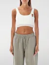 Nike Logo-print Sports Bra In Weiss