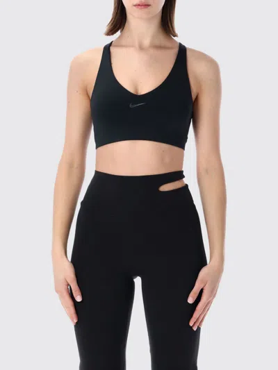 Nike Swoosh Womens Medium Support Sports Bra Dx6821 In Black
