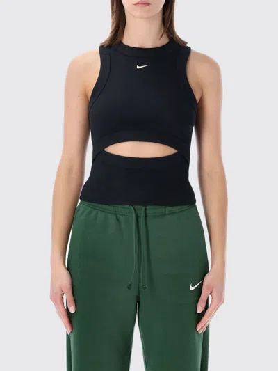 Nike Top  Woman Color Black In Blue