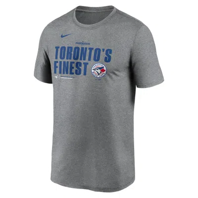 Nike Toronto Blue Jays 2025 Postseason Legend  Men's Dri-fit Mlb T-shirt In Gray
