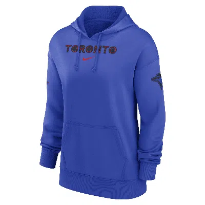 Nike Toronto Blue Jays Authentic Collection City Connect Practice  Women's Dri-fit Mlb Pullover Hoodie