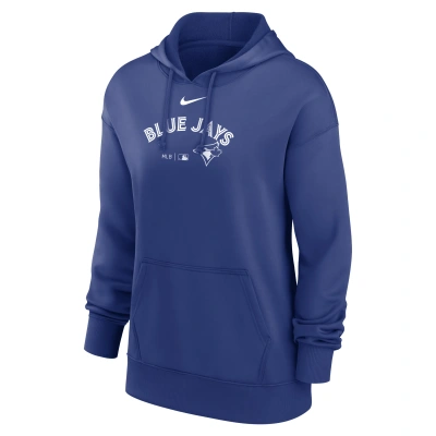 Nike Toronto Blue Jays Authentic Collection Practice  Women's Dri-fit Mlb Pullover Hoodie