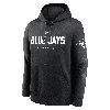 Nike Men's Black Toronto Blue Jays Fashion Club Pullover Hoodie In Black