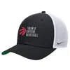 Nike Toronto Raptors 2024/25 Rise Icon Edition  Unisex Nba Trucker Cap In Black
