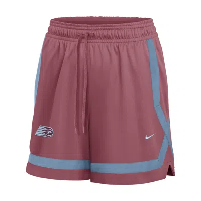 Nike Toronto Tempo  Women's Studio Fleece 5" Shorts In Red