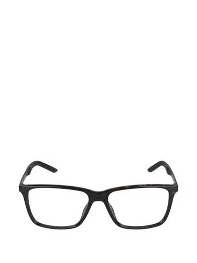 Nike Tortoise-shell Rectangle-frame Glasses