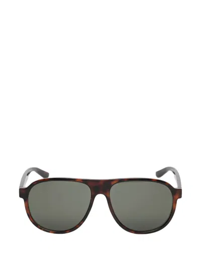 Nike Tortoiseshell-pattern Pilot-frame Sunglasses In Neutral