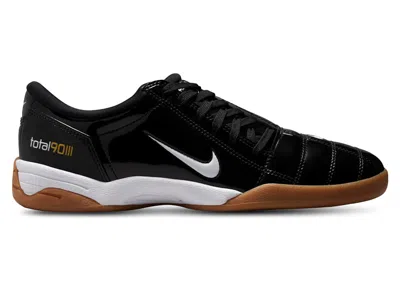 Pre-owned Nike Total 90 3 Patent Gum (women's) Sneakers In Black/white/metallic Gold In Multi