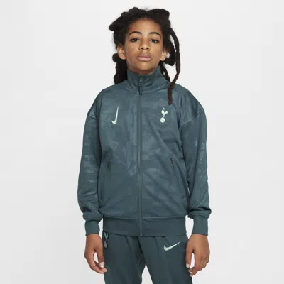 Nike Tottenham Hotspur Academy Pro Third Big Kids'  Dri-fit Soccer Anthem Jacket In Grey