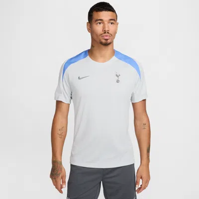 Nike Tottenham Hotspur Strike  Men's Dri-fit Soccer Short-sleeve Knit Top In Grey