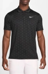 Nike Tour Dri-fit Golf Polo In Black