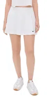 Nike Women's Dri-fit Advantage Tennis Skirt In White/black
