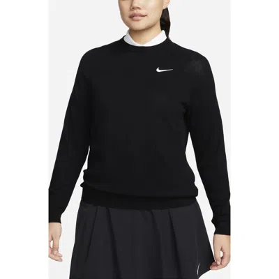 Nike Tour Sweater In Black/white