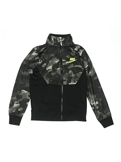 Pre-owned Nike Kids' Track Jacket In Black