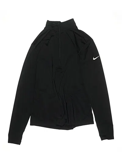 Pre-owned Nike Kids' Track Jacket In Black