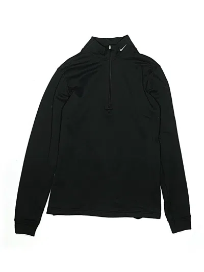 Pre-owned Nike Kids' Track Jacket In Black