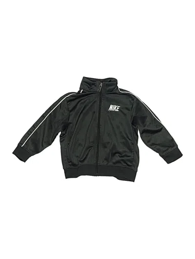 Pre-owned Nike Kids' Track Jacket In Black