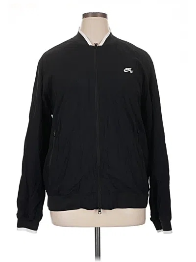 Pre-owned Nike Track Jacket In Black