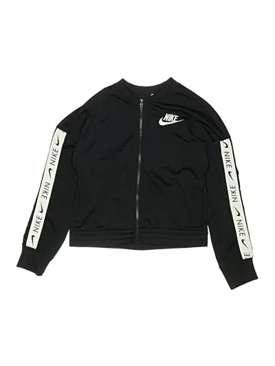 Pre-owned Nike Kids' Track Jacket In Black