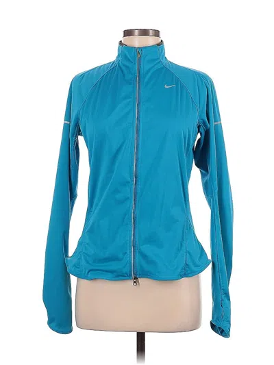 Pre-owned Nike Track Jacket In Blue