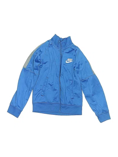 Pre-owned Nike Kids' Track Jacket In Blue