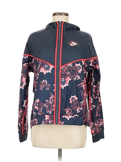 Pre-owned Nike Track Jacket In Blue