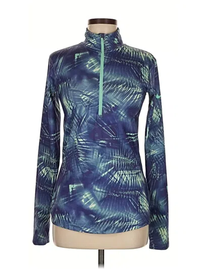 Pre-owned Nike Track Jacket In Blue