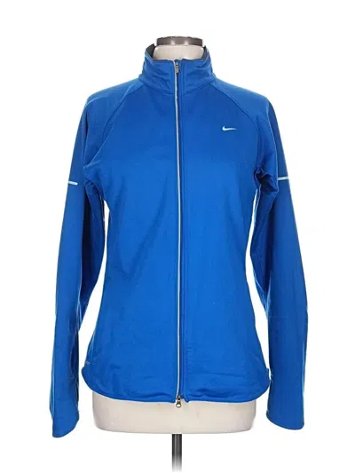 Pre-owned Nike Track Jacket In Blue