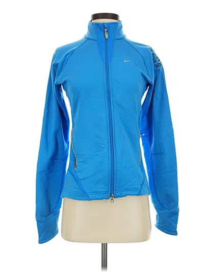 Pre-owned Nike Track Jacket In Blue