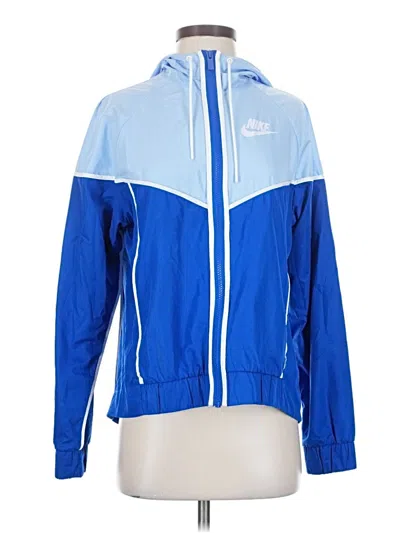 Pre-owned Nike Track Jacket In Blue