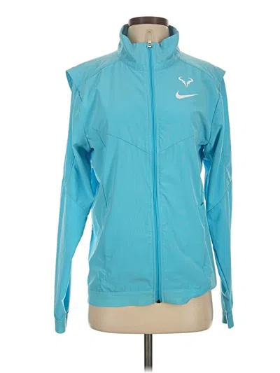 Pre-owned Nike Track Jacket In Blue