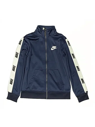 Pre-owned Nike Kids' Track Jacket In Blue