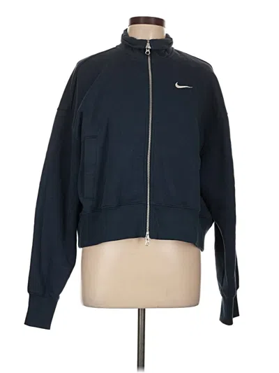 Pre-owned Nike Track Jacket In Blue