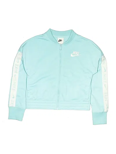 Pre-owned Nike Kids' Track Jacket In Blue