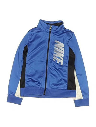 Pre-owned Nike Kids' Track Jacket In Blue