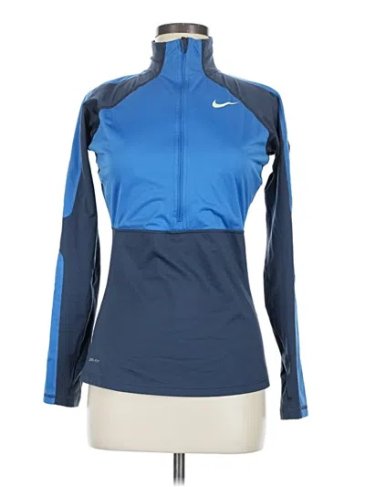 Pre-owned Nike Track Jacket In Blue