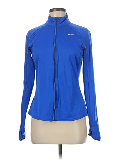 Pre-owned Nike Track Jacket In Blue