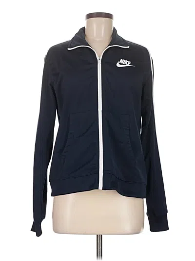 Pre-owned Nike Track Jacket In Blue