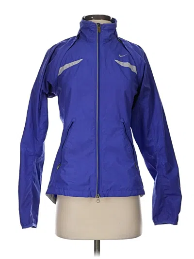 Pre-owned Nike Track Jacket In Blue