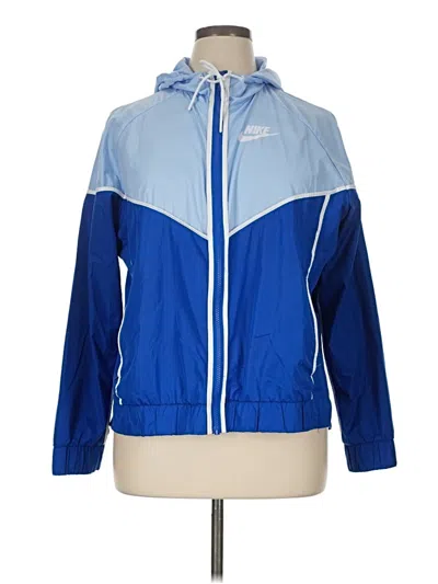 Pre-owned Nike Track Jacket In Blue