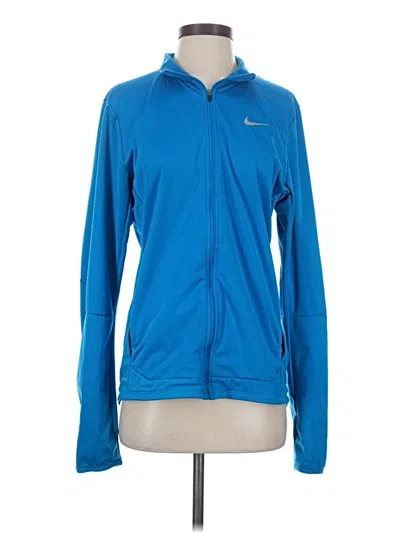 Pre-owned Nike Track Jacket In Blue