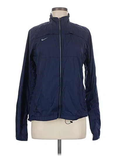 Pre-owned Nike Track Jacket In Blue