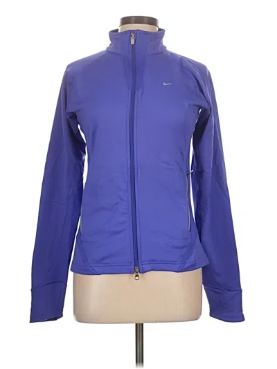 Pre-owned Nike Track Jacket In Blue