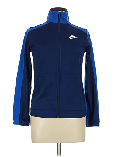 Pre-owned Nike Track Jacket In Blue