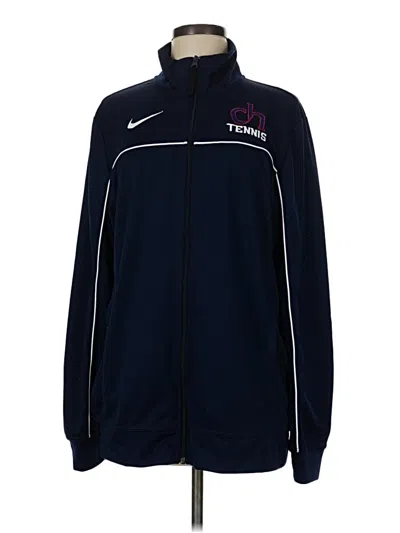 Pre-owned Nike Track Jacket In Blue