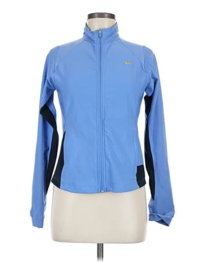 Pre-owned Nike Track Jacket In Blue
