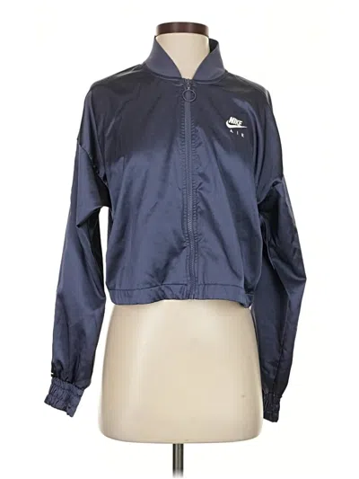 Pre-owned Nike Track Jacket In Blue